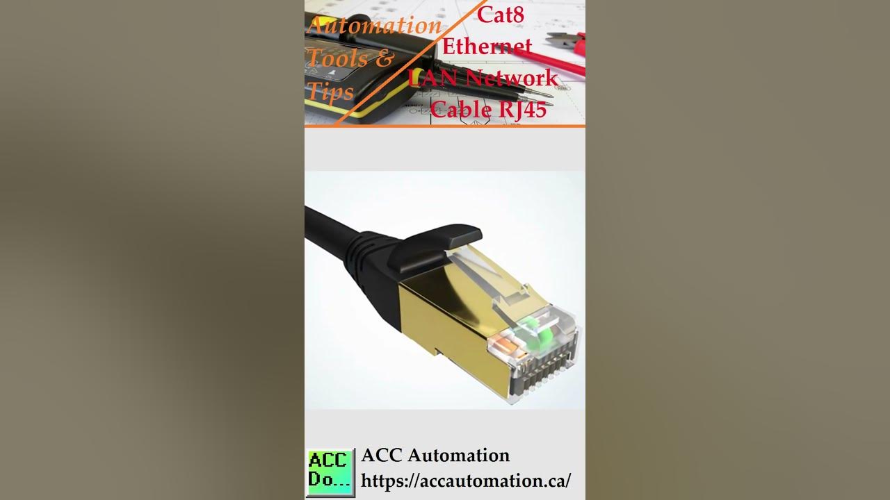 'Video thumbnail for Automation Tools - Cat8 Ethernet LAN Network Cable RJ45'