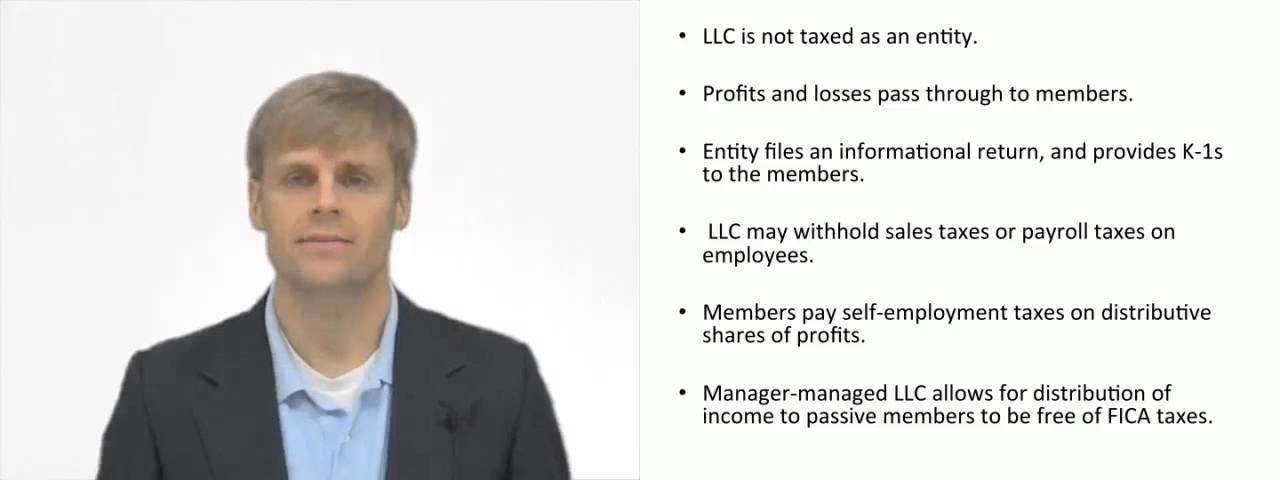 'Video thumbnail for LLC Taxation'