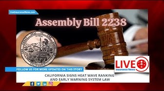 'Video thumbnail for California signs heat wave ranking and early warning system law'
