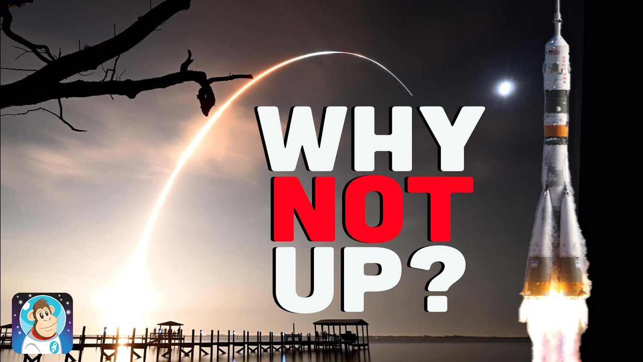Video thumbnail for Why Rockets Don't Go Straight Up: The Science of Curved Trajectory!