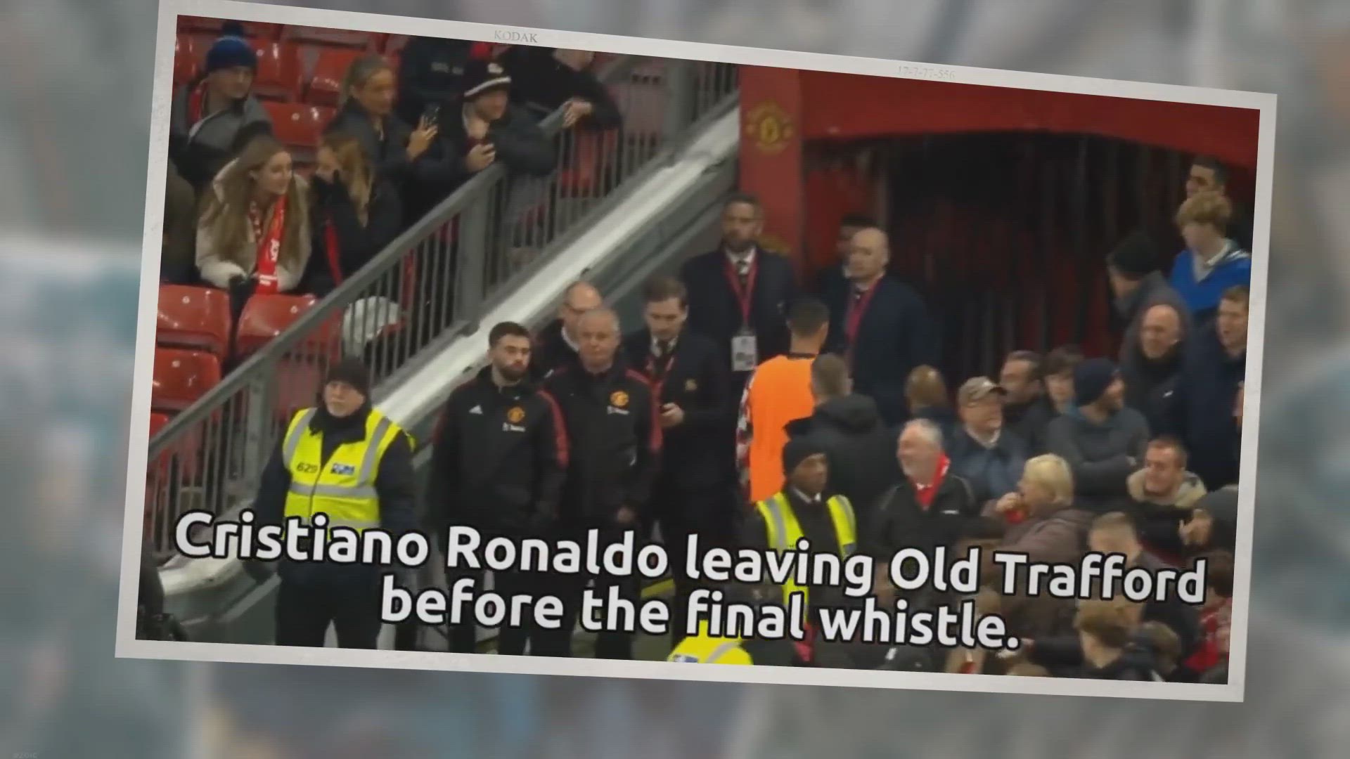 Video thumbnail for Cristiano Ronaldo walks out of the pitch