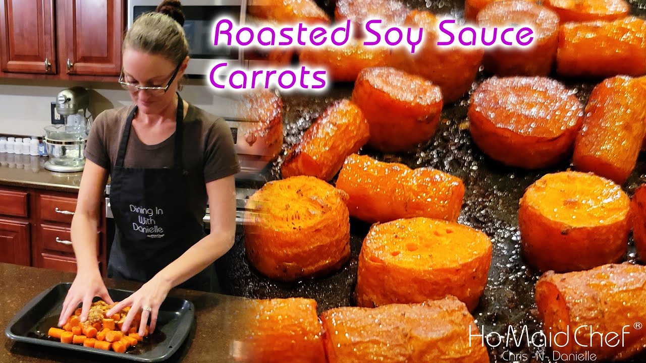 Video thumbnail for Roasted Soy Sauce Carrots | Dining In With Danielle