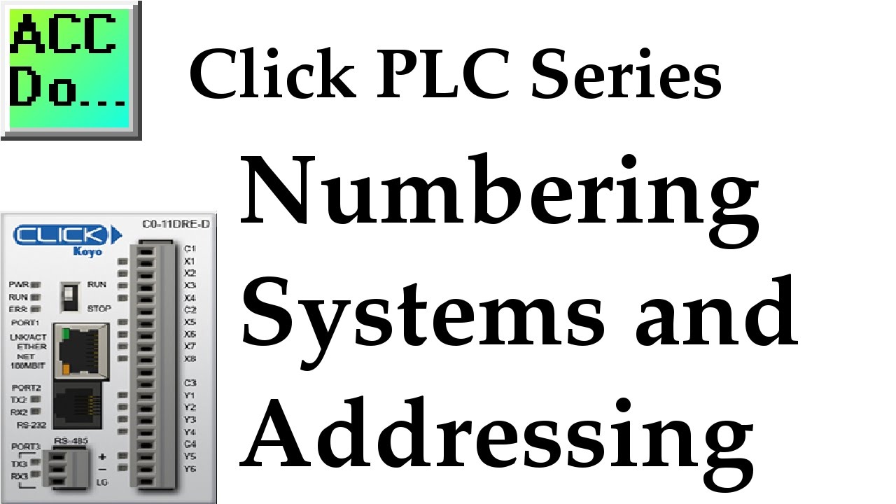 'Video thumbnail for Click PLC Numbering System and Addressing'