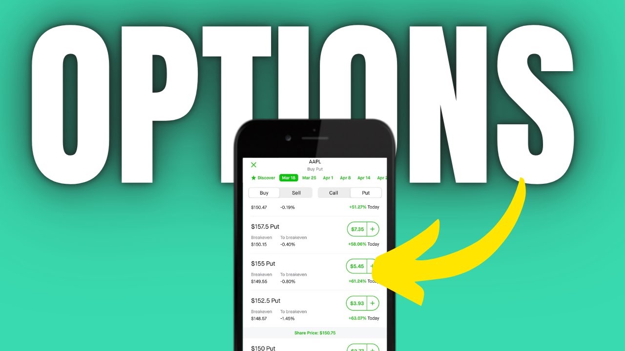 'Video thumbnail for How to Trade Options on Robinhood for Beginners 2022'
