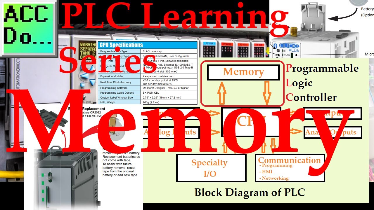 'Video thumbnail for PLC Learning Series – Memory Backup'