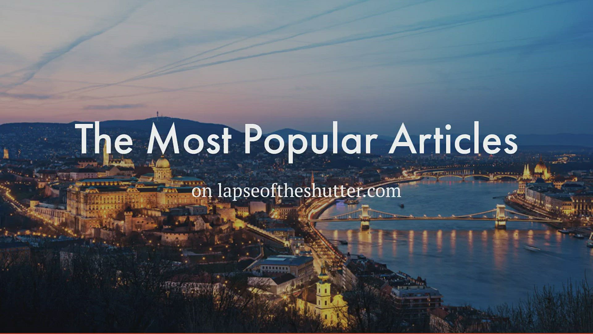 Video thumbnail for Best Articles on Lapse of the Shutter