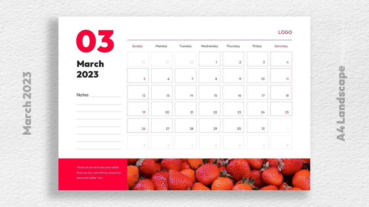 'Video thumbnail for March 2023 Calendar Printable Free Template Free Download'