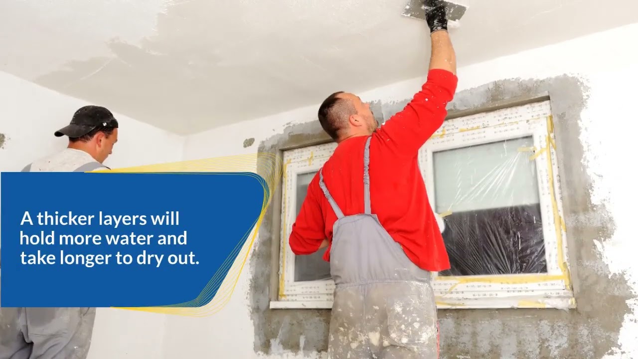 Video thumbnail for How long Does New Plaster Take to Dry Out before You can paint it?