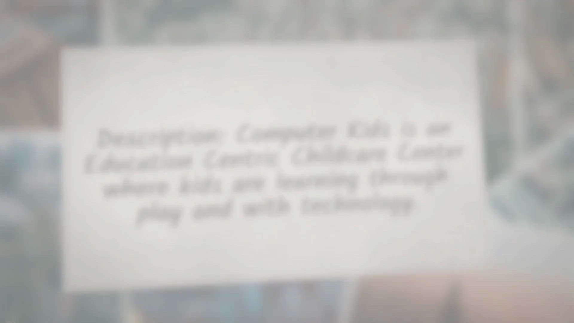 Video thumbnail for Computer Kids - Houston TX Licensed Center - Child Care Program