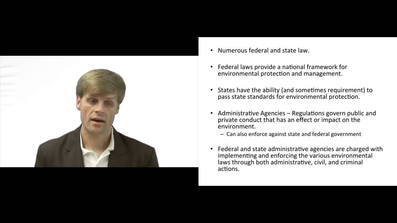 'Video thumbnail for What is the structure of Environmental Protection Laws'