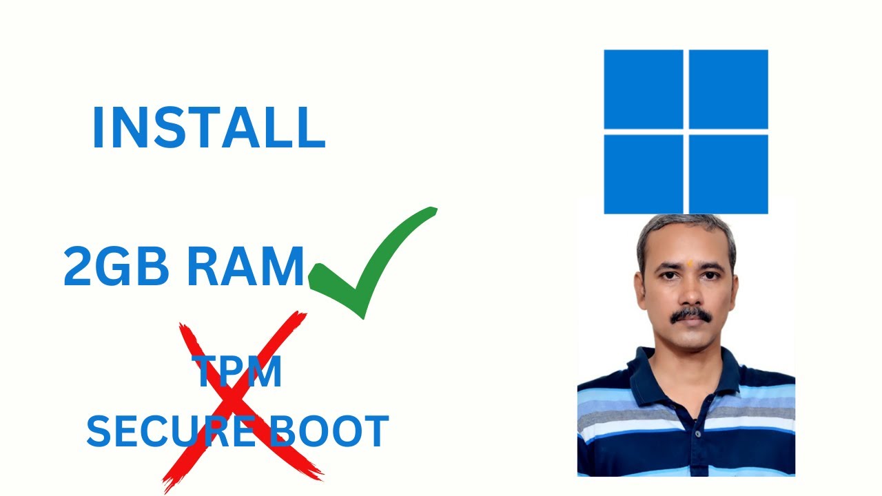 'Video thumbnail for How to Install Windows 11 with 2GB RAM without TPM 2 0 and Secure Boot?'
