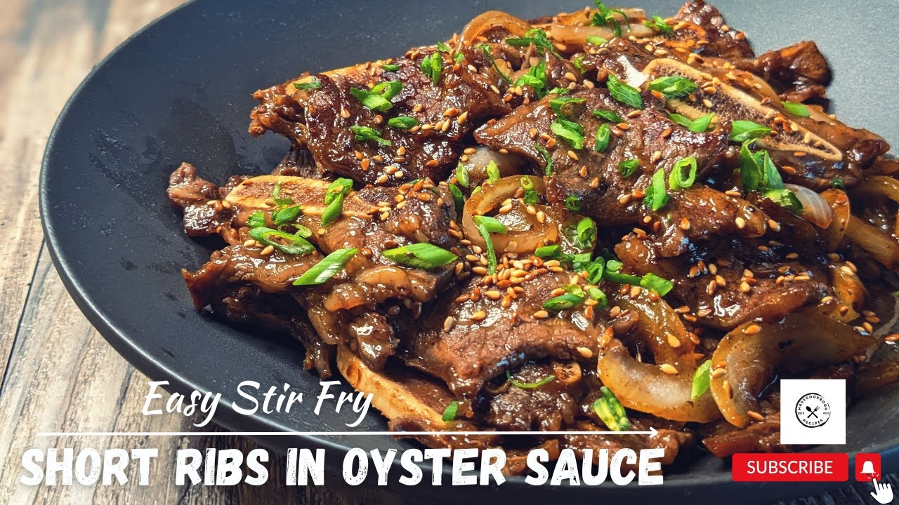 'Video thumbnail for Chinese Stir-Fried Beef Short Ribs| TENDER SHORT RIBS made easy with a SECRET INGREDIENT!'