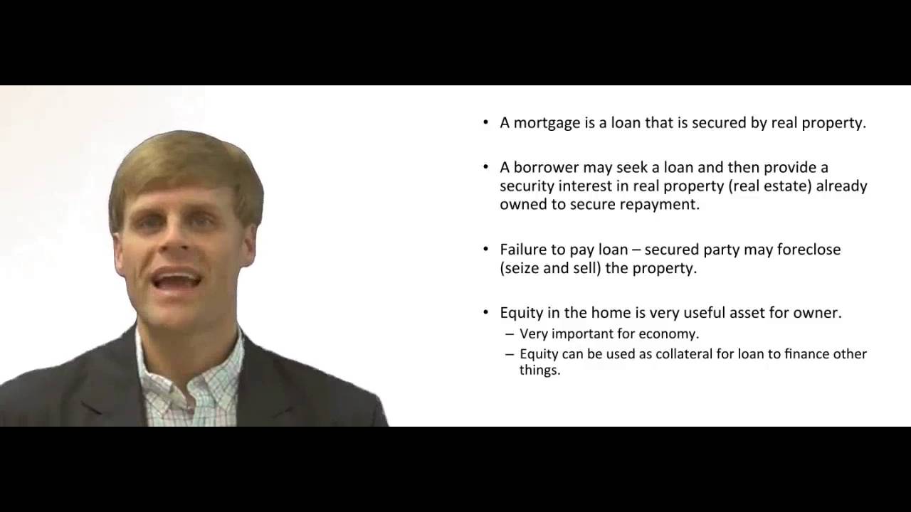 'Video thumbnail for What is a Mortgage?'