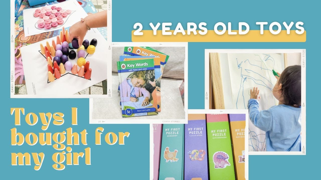 Video thumbnail for Toys I bought for my 2 years old toddler