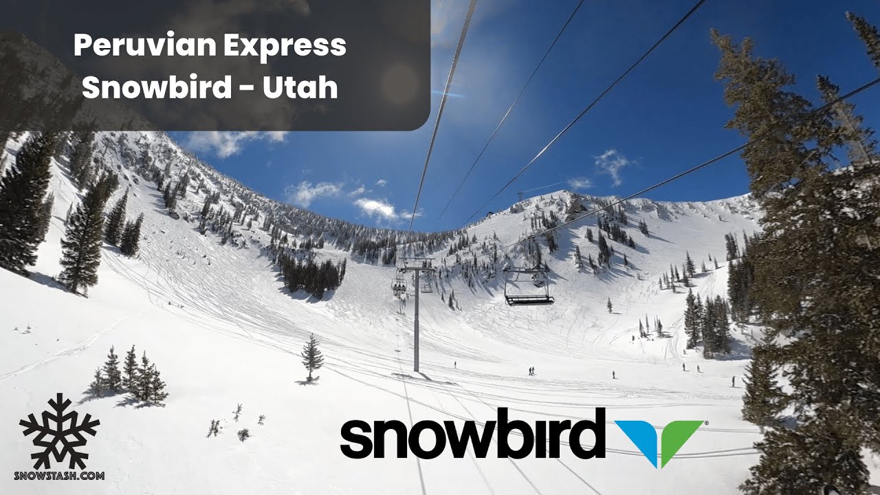 Video thumbnail for Peruvian Express 4K | Snowbird | Utah #snowbird #skiutah #chairlifts