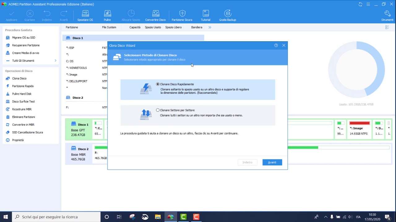 Video thumbnail for Guida completa: AOMEI Partition Assistant Professionale