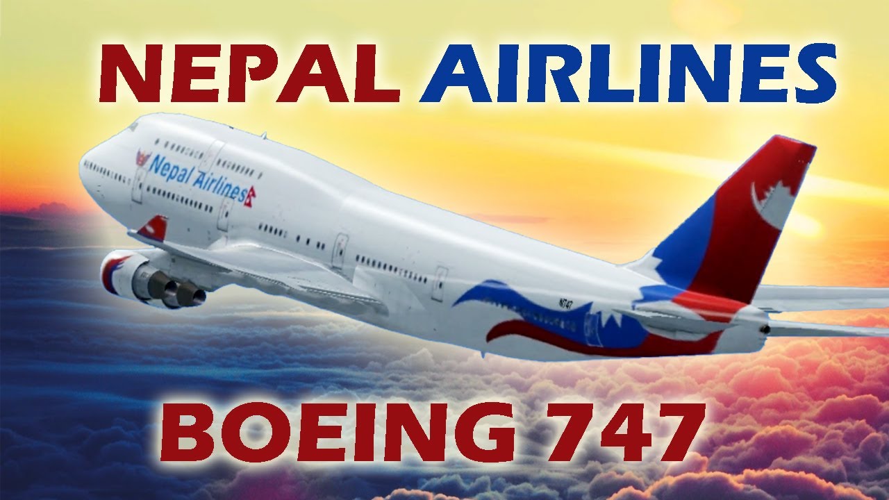 Video thumbnail for Nepal Airlines Boeing 747