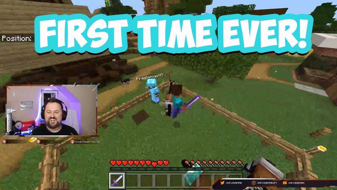 Video thumbnail for Minecraft First Time Playing (My Son Joins!)