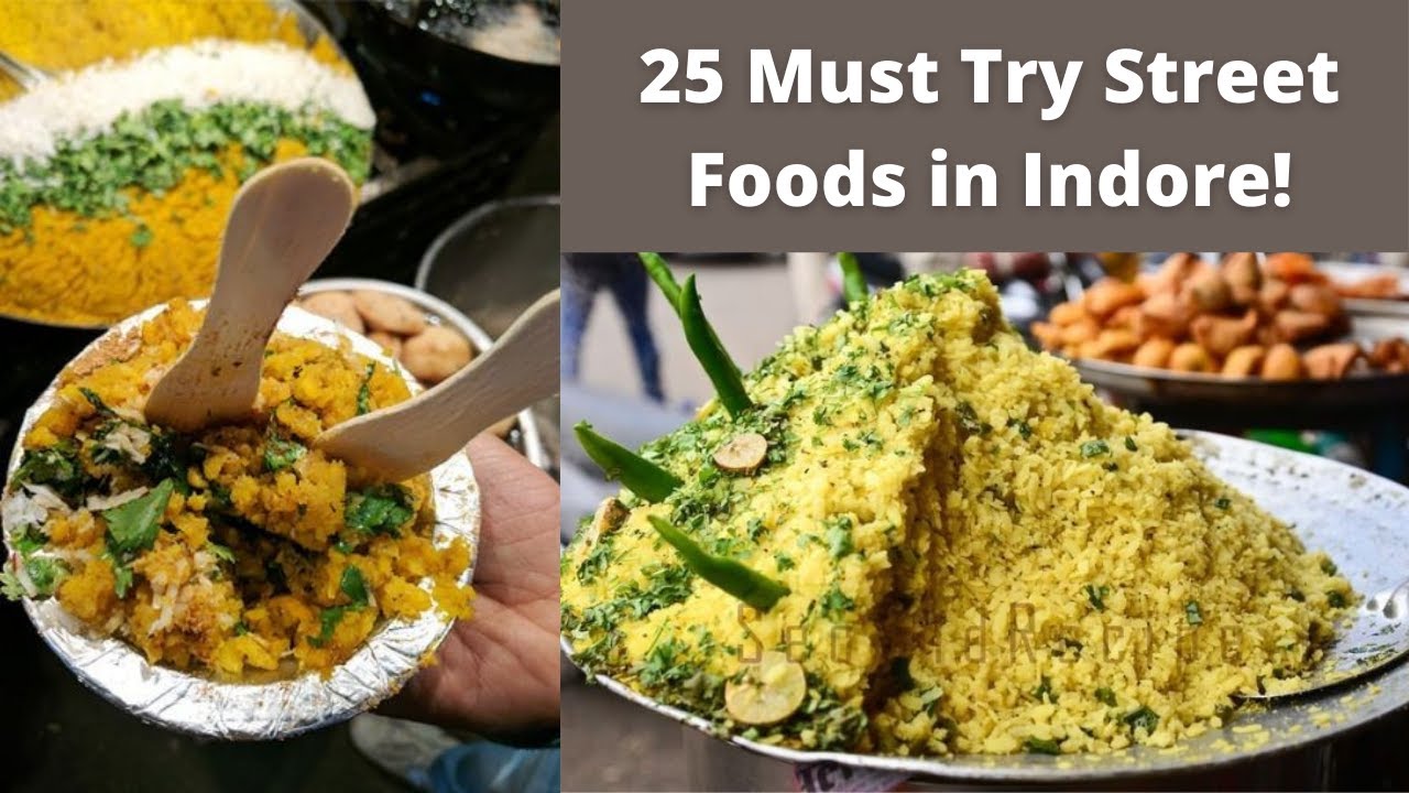 'Video thumbnail for 25 Street Foods of Indore | Poha, Paneer Tikka, Jaleba and more'
