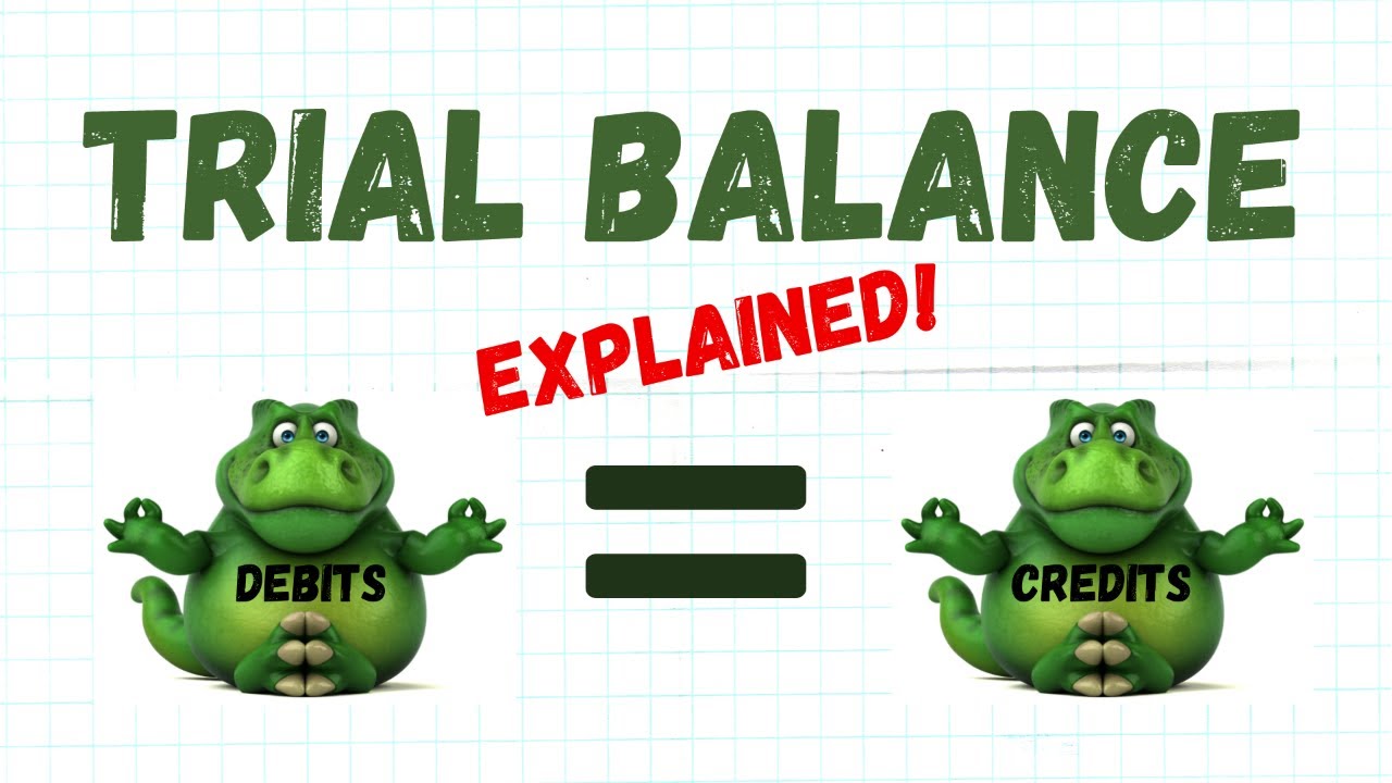 Video thumbnail for Trial Balance Explained with an Example | Accounting How To | How to Pass Accounting Class