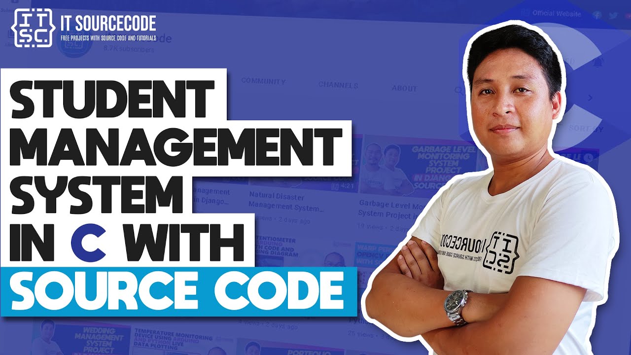 'Video thumbnail for Student Management System in C with Source Code | C Language Projects with Source Code'