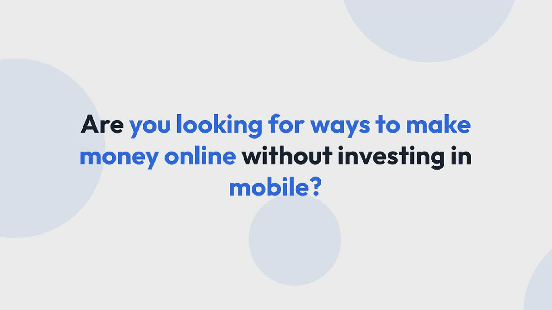 'Video thumbnail for 12 Ways How to Earn Money Online Without'