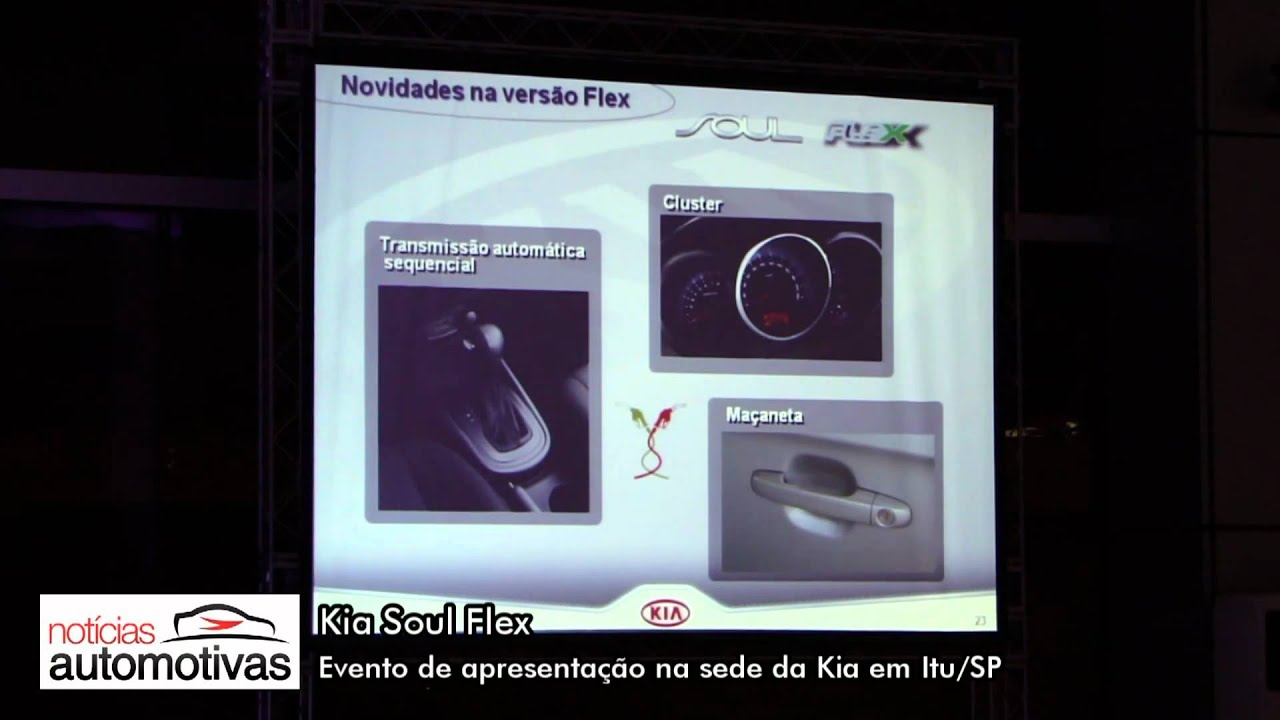 'Video thumbnail for Apresentação oficial Kia Soul Flex'