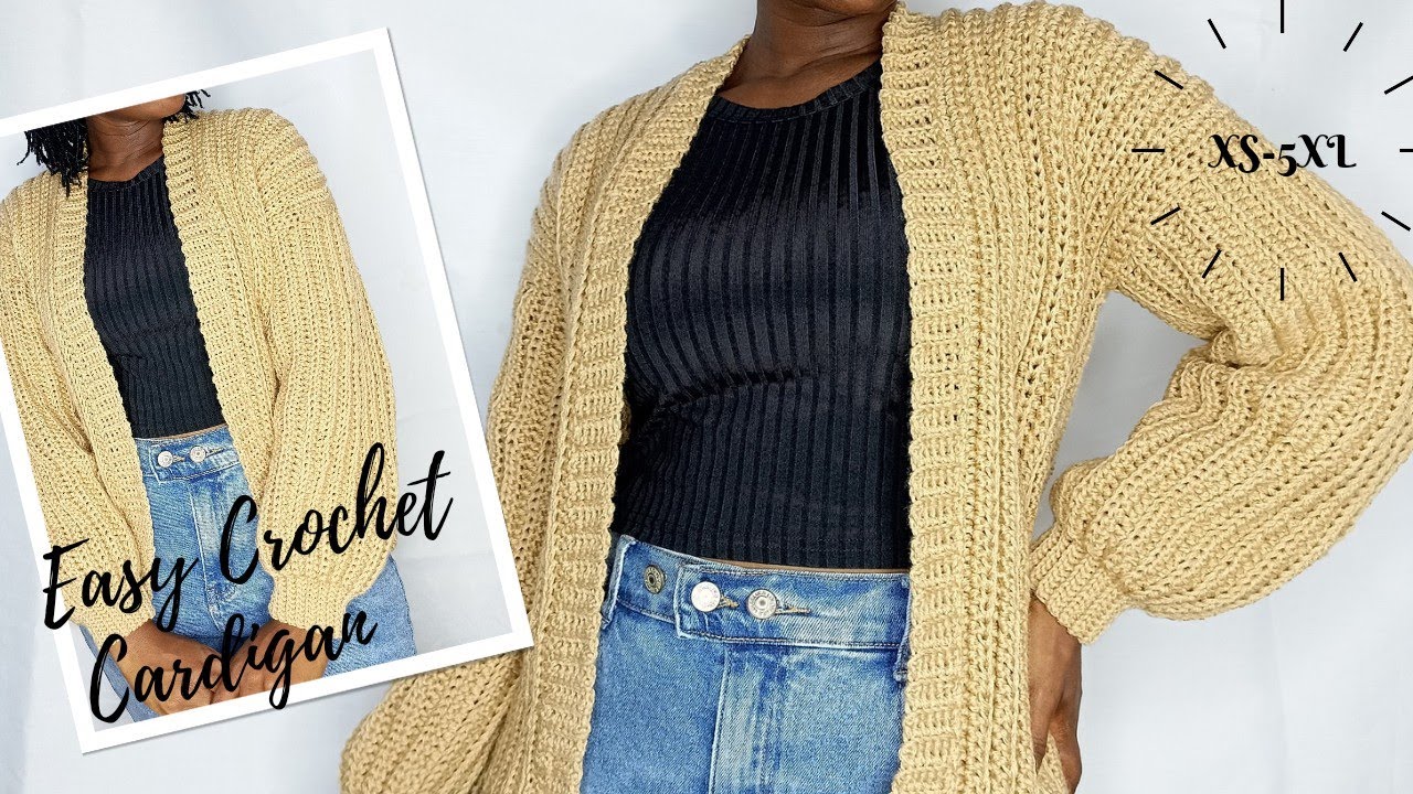 Video thumbnail for A Crochet Cardigan That Fits All Sizes & Body Types