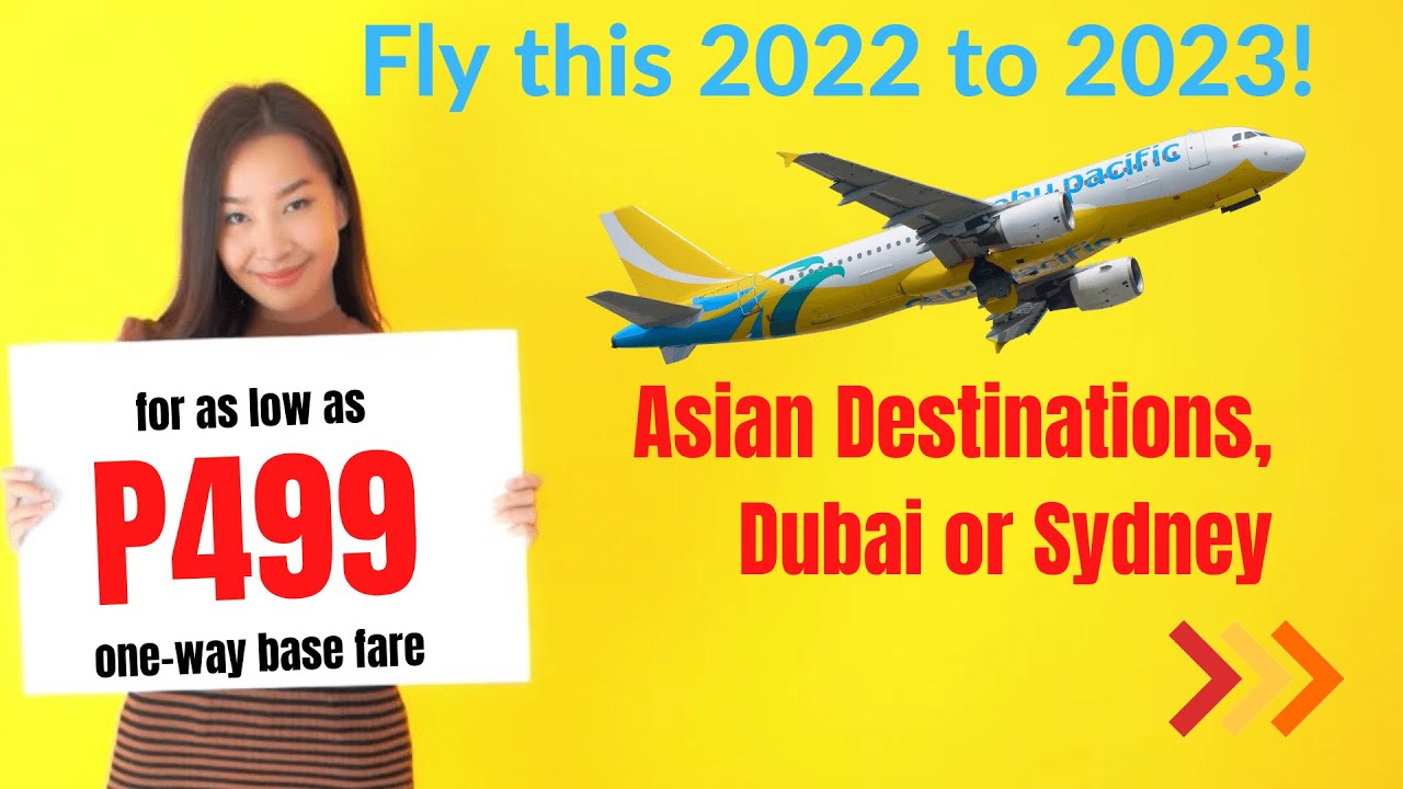 Video thumbnail for Cebu Pacific Ticket Promo: Asia, Dubai, or Sydney for as Low as P499!