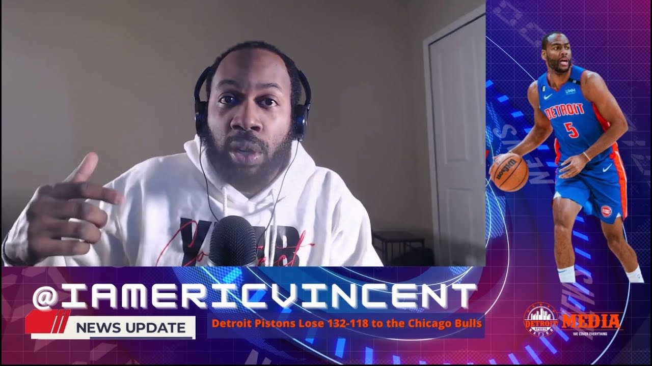 Video thumbnail for Detroit Pistons Lose 132-118 to the Chicago Bulls