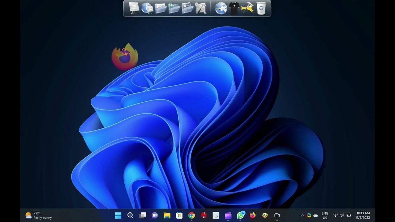 'Video thumbnail for RocketDock Adds Animated Mac-style dock in Windows 11 and 10 PCs'