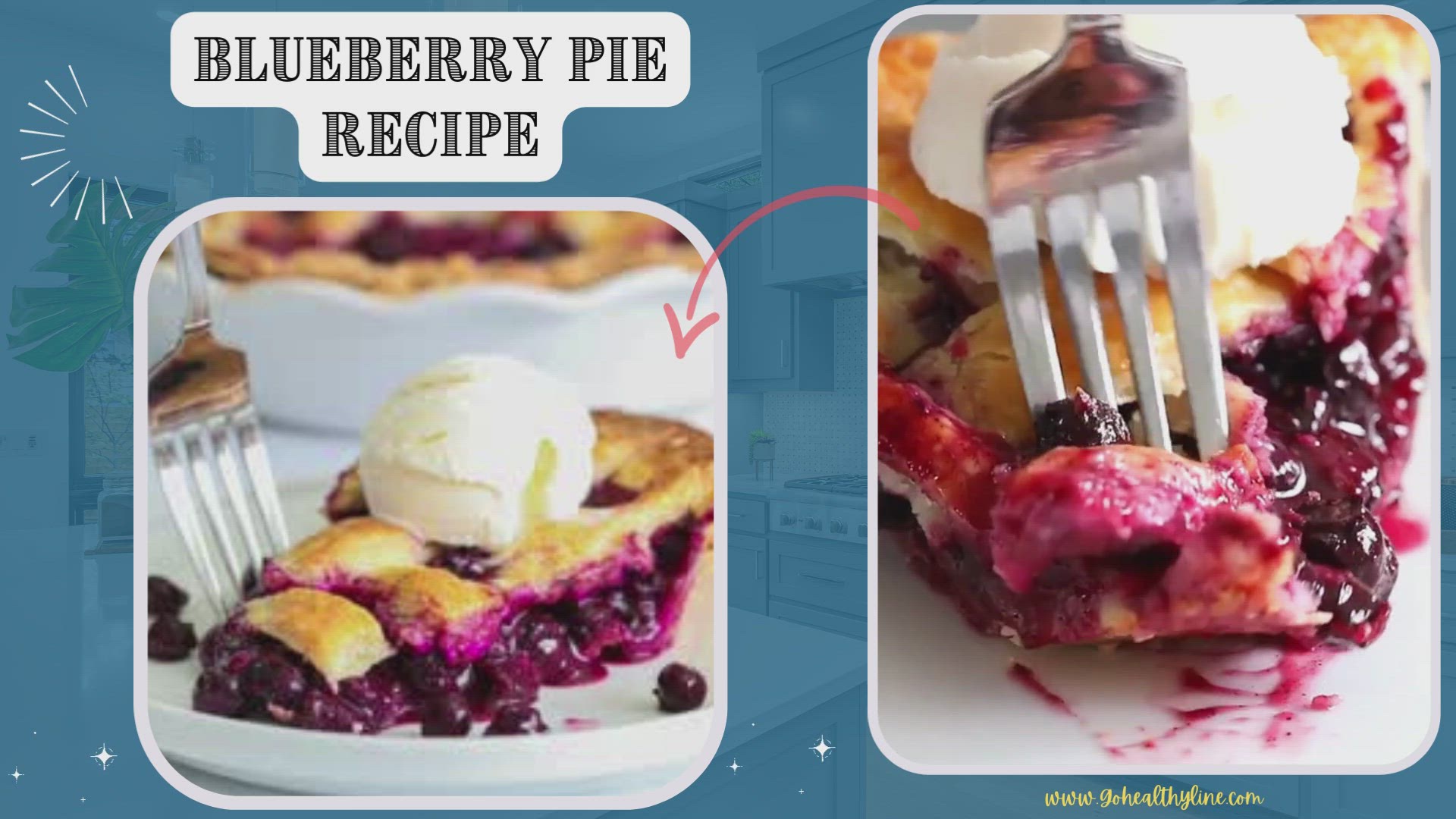 Video thumbnail for Blueberry Pie Recipe