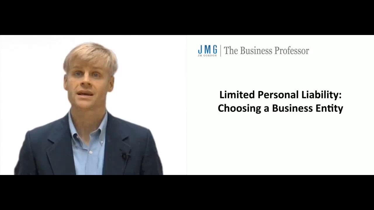 'Video thumbnail for Limited Liability Business Entity'