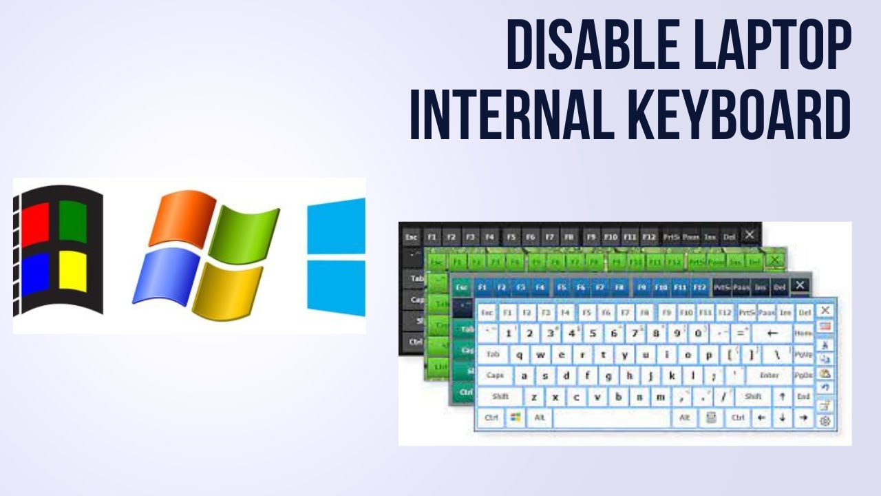 'Video thumbnail for Disable Laptop Internal Keyboard on Windows 11 or 10'