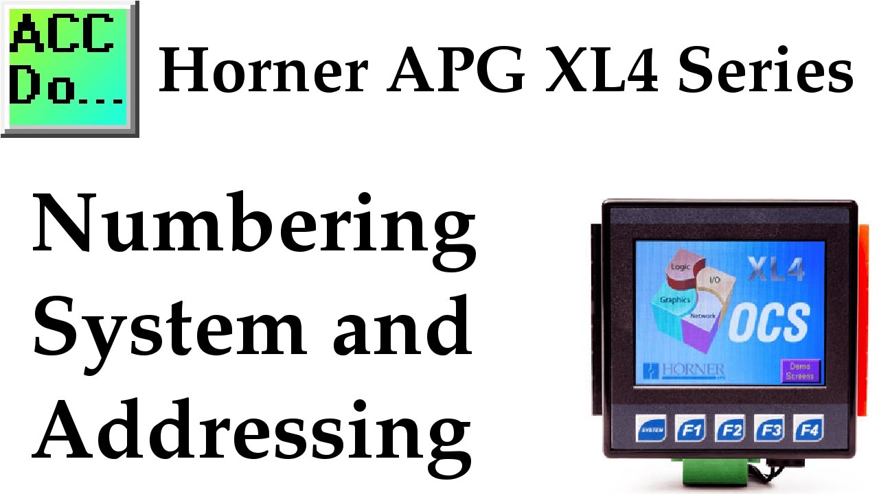 'Video thumbnail for Horner XL4 Numbering System and Addressing'