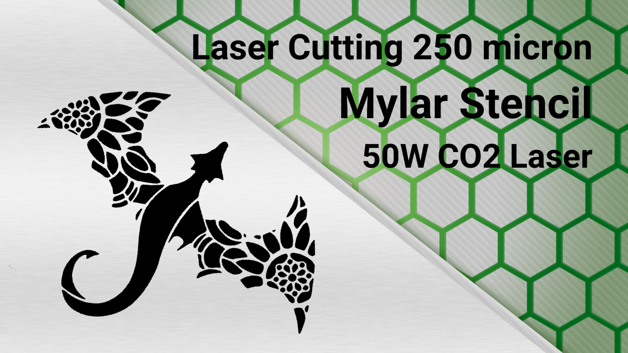 Video thumbnail for Laser Cutting Mylar Stencil