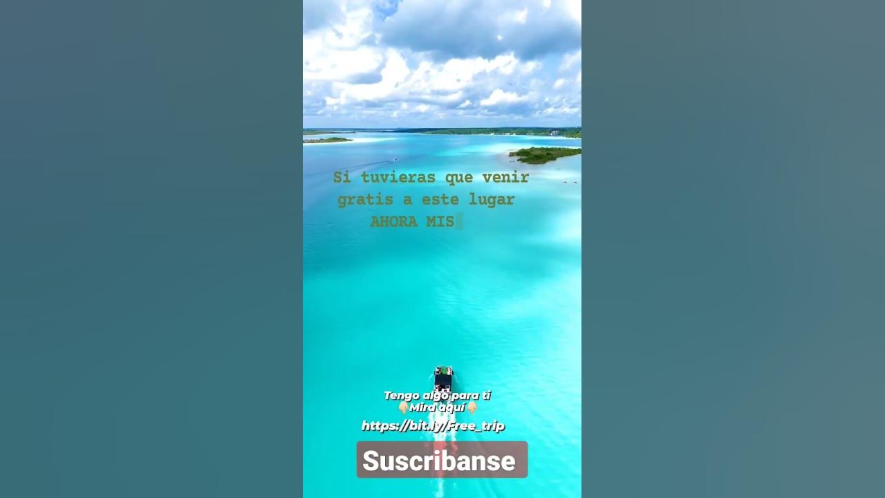 'Video thumbnail for ? Ahora mismo si te ofrecieran ir a este lugar todo pagado con esa persona especial. ¿Irías? #cancun'
