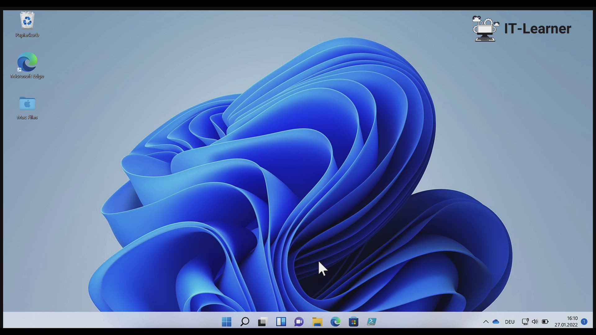 'Video thumbnail for So lässt sich im Windows 11 Betriebssystem die Taskleiste verschieben'