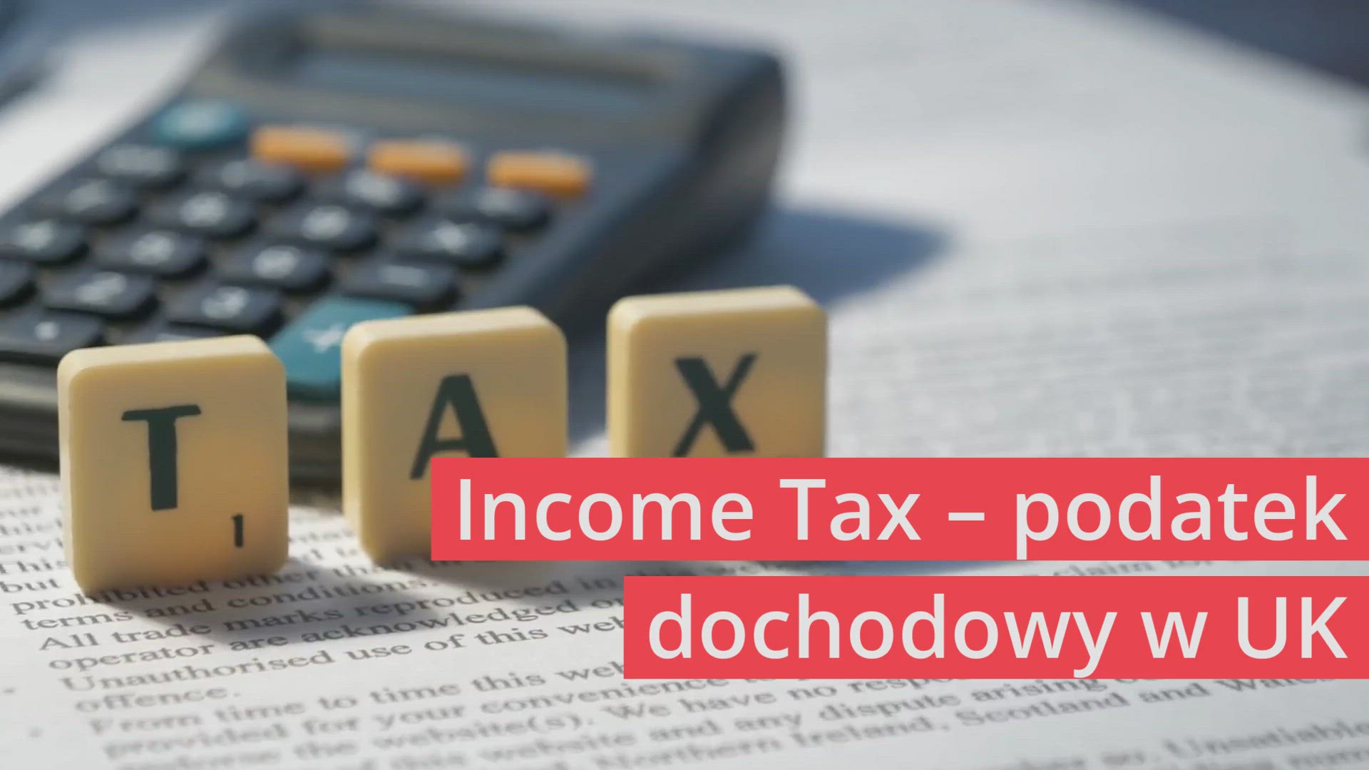 'Video thumbnail for Income Tax - podatek dochodowy w UK'