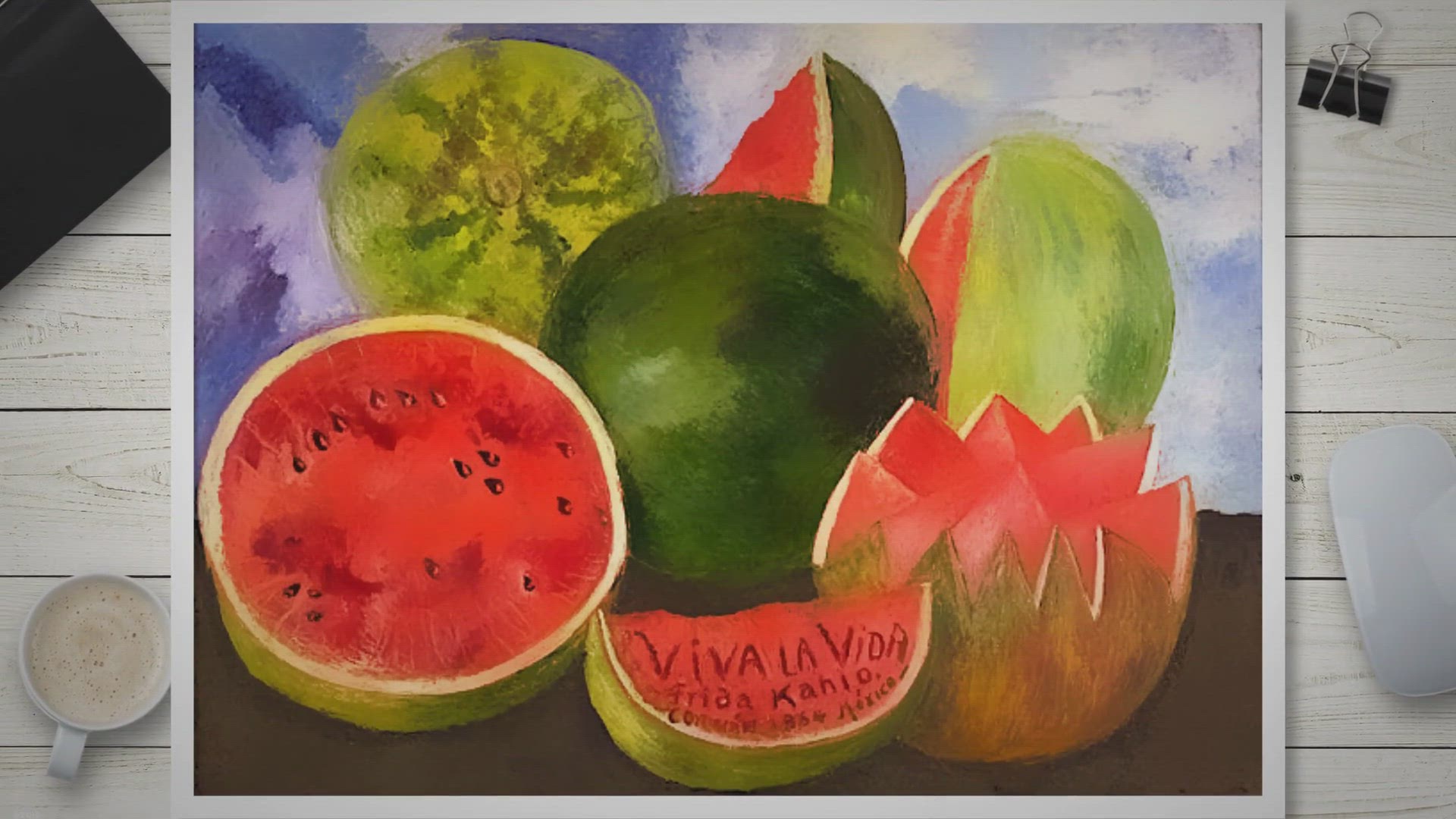 Video thumbnail for Viva la Vida, Sandías, 1954 Frida Kahlo