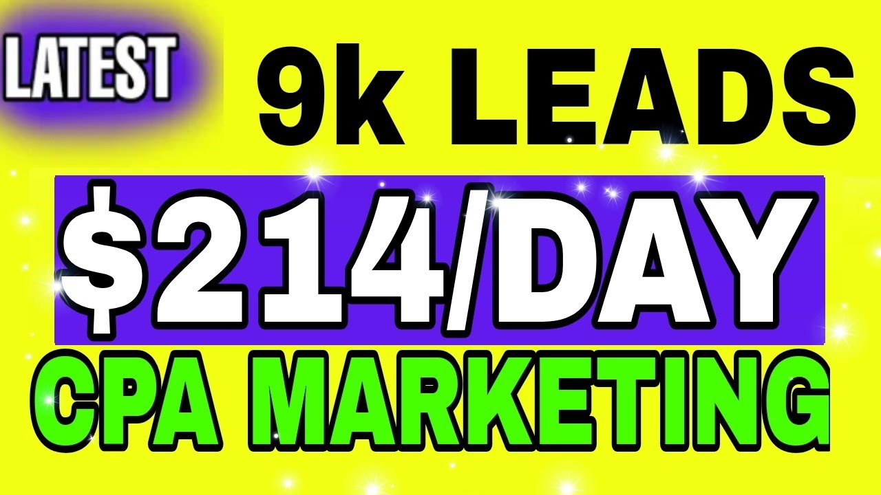 Video thumbnail for CPA Marketing ($214/DAY) Earn Money Online | CPA Marketing Free Traffic Method 2022 (cpagrip)