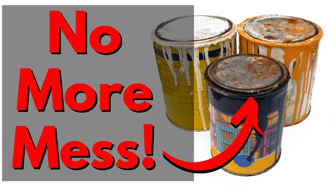 Video thumbnail for HOT TIP! How To Keep Paint Can Rim Clean #shorts