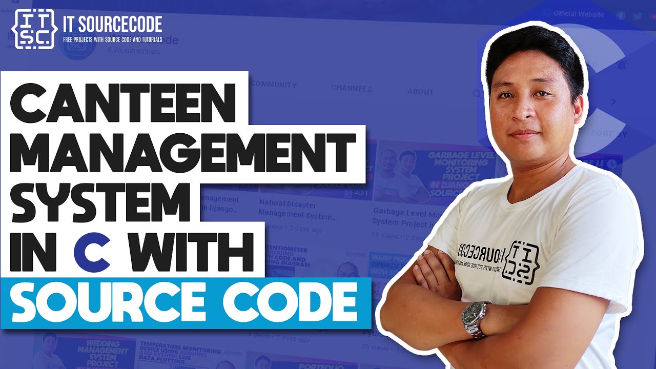 'Video thumbnail for Canteen Management System Project in C Language with Source Code | C Projects with Source Code'