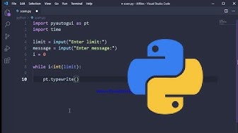 Video thumbnail for Send unlimited WhatsApp messages using Python..|PyCodeMates|