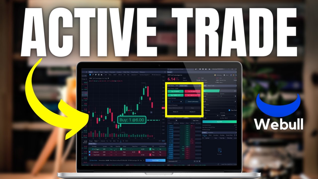 'Video thumbnail for Webull Active Trader Tutorial | Step-by-Step Tutorial'