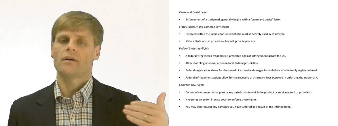 'Video thumbnail for Enforcing Trademark Rights'