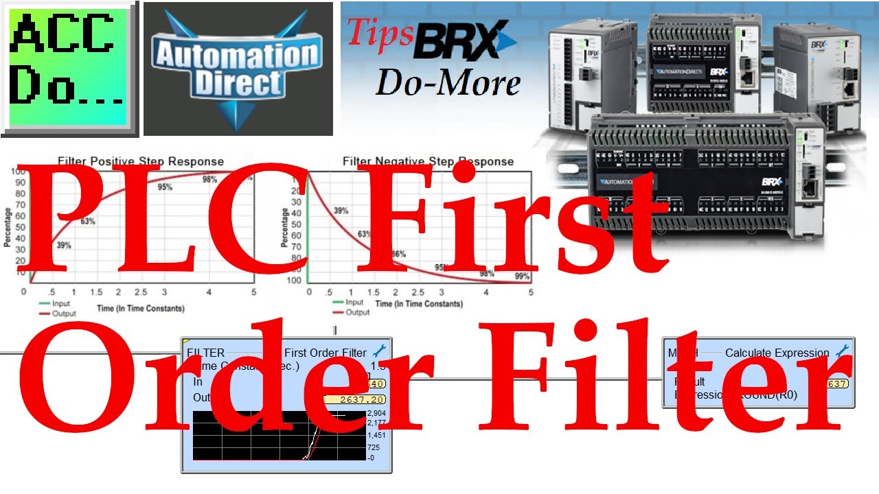'Video thumbnail for BRX Do-More PLC First Order Filter'