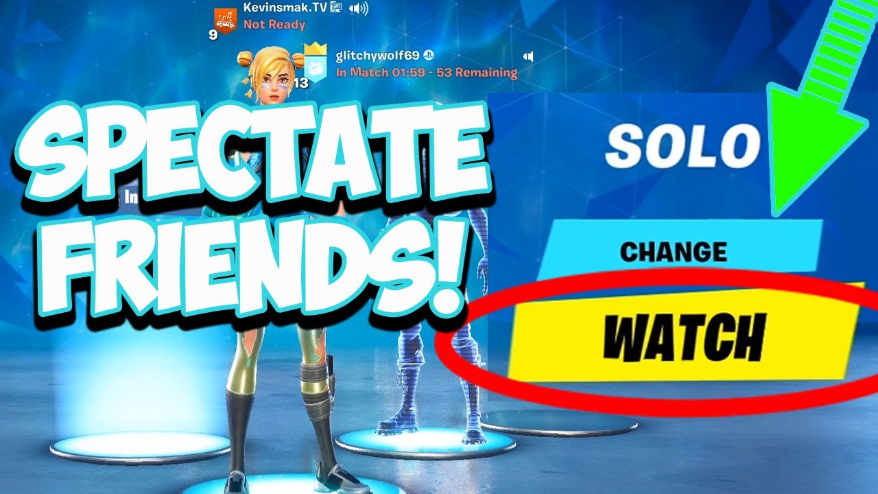 Video thumbnail for How to SPECTATE in FORTNITE From Lobby (All Platforms / Chapter 2)