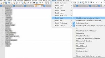 'Video thumbnail for Notepad++ remove duplicate lines and sort'