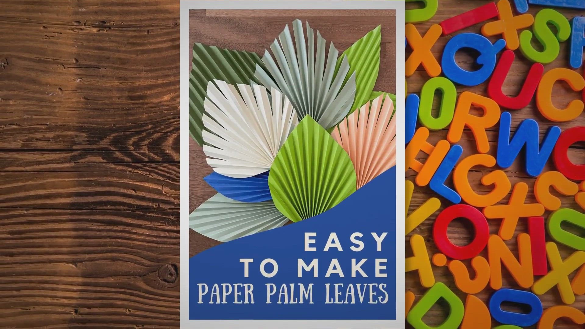 Video thumbnail for Easy to Make Paper Palm Leaves • A Subtle Revelry